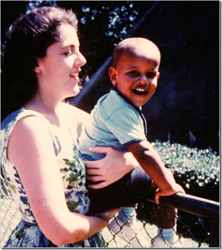 Baby Barack Obama