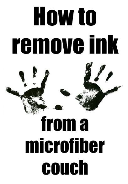 How to get pen ink out of microfiber
