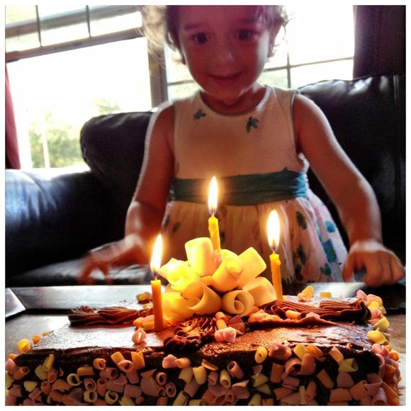 Belated birthday cake magic