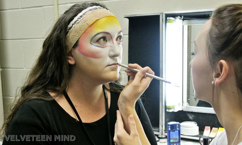 Varekai: Cirque du Soleil makeup tutorial, lips