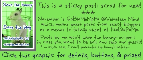 GoBloMeMoFo Sticky Post